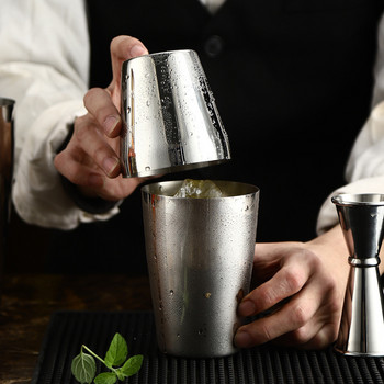 Ανοξείδωτο σέικερ κοκτέιλ μίξερ Wine Martini Boston Shaker για μπάρμαν Εργαλεία πάρτι μπαρ για ποτά Εργαλεία κοκτέιλ κουζίνας