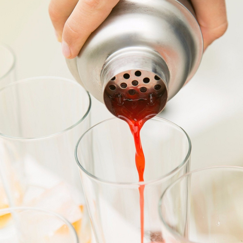 6 u 1 Shaker za koktele od nehrđajućeg čelika Mikser Wine Martini Boston Shaker za barmena Piće Party Bar Alati 550ML/750ML Shaker