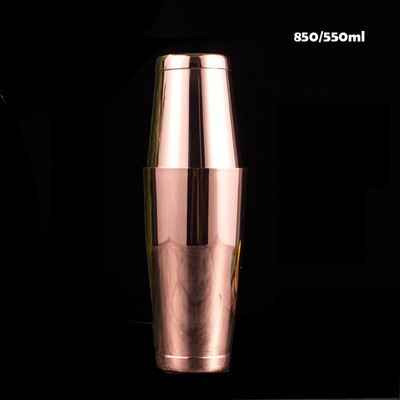 DEOUNY Boston šeikeris Martini bāra rīki Bārmenim ar vara pārklājumu / apzeltītu kokteiļu šeikeru sajaukšanas dzērienu komplekts 18/28OZ Barware