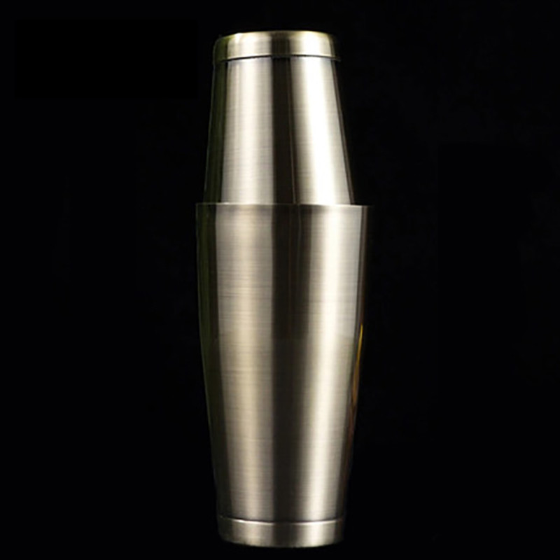 DEOUNY Boston šeikeris Martini bāra rīki Bārmenim ar vara pārklājumu / apzeltītu kokteiļu šeikeru sajaukšanas dzērienu komplekts 18/28OZ Barware