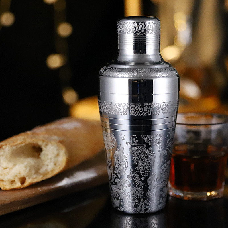 Carven 510 ml nerūdijančio plieno kokteilių Boston Bar Shaker japoniško stiliaus Barware