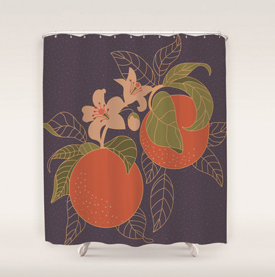 Apstraktna umjetnička zavjesa za tuširanje Crtani zeleni listovi biljaka 3D ispis Smiješni uzorak Zaslon za kadu Vodootporni poliesterski pozadinski dekor