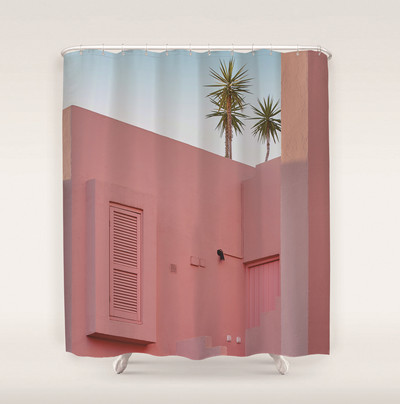 Apstraktna umjetnička zavjesa za tuširanje Crtani zeleni listovi biljaka 3D ispis Smiješni uzorak Zaslon za kadu Vodootporni poliesterski pozadinski dekor