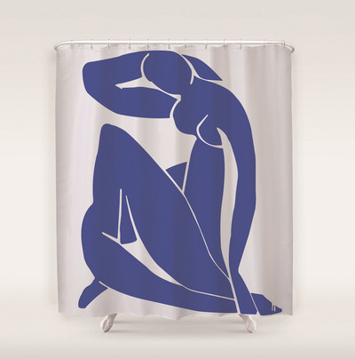 Apstraktna umjetnička zavjesa za tuširanje Crtani zeleni listovi biljaka 3D ispis Smiješni uzorak Zaslon za kadu Vodootporni poliesterski pozadinski dekor