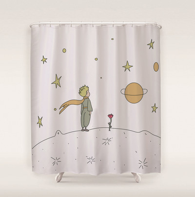 Apstraktna umjetnička zavjesa za tuširanje Crtani zeleni listovi biljaka 3D ispis Smiješni uzorak Zaslon za kadu Vodootporni poliesterski pozadinski dekor