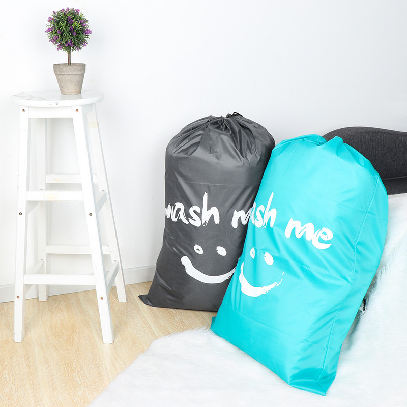 Πλενόμενη οργάνωση βρώμικων ρούχων Nylon τσάντα πλυντηρίου Wash me Travel τσάντα αποθήκευσης Πτυσσόμενες τσάντες πλύσιμο τσάντα με κορδόνια