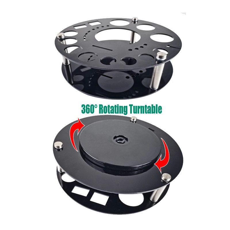 Napredni barmen od nehrđajućeg čelika kao najbolji dar prikladan za obitelj, set šejkera za koktele od 30 komada s rotirajućim stalkom