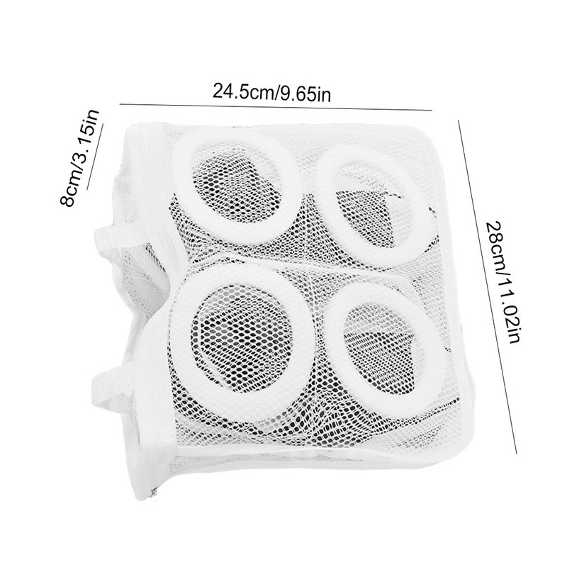 Skalbimo mašina Batų Krepšys Skalbinių Valymas Apsauginiai Tinkliniai Krepšiai Balta