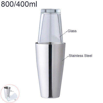 750ml 800ml Black Rose Gold kokteiļu šeikeris nerūsējošā tērauda Martini mikseris Bārmeņa šeikeri komplekts Pourer Bar Instrumenti Piederumi