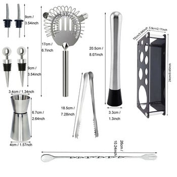 750/600 мл 12 бр./компл. Ликьор от неръждаема стомана Червено вино коктейлен шейкър миксер вино мартини шейкър барман напитка парти бар инструменти