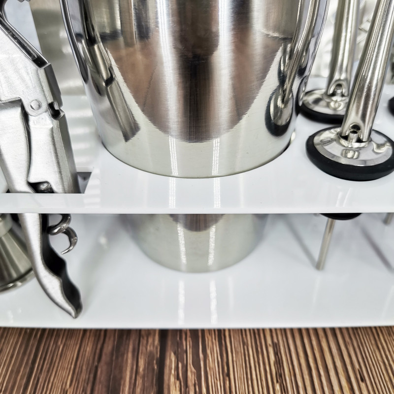 Kokteiļu šeikeris ar vīna statīvu 550 ml/750 ml nerūsējošā tērauda vīna šeikeris mikseris bāra ballītēm Rīki Bāra piederumi