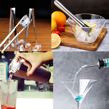 Σετ μπάρ σέικερ 10 τεμαχίων 550 ml από ανοξείδωτο ατσάλι Bartender Mixer Drink Bartender BrowserKit Bars Sets Tool With Wine Rack