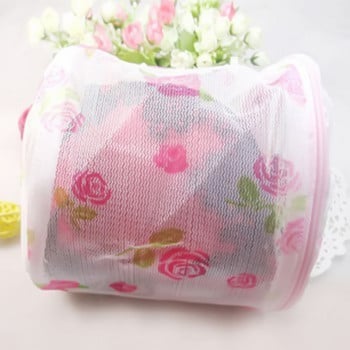 1бр спестяване на пране пералня помощ сутиен бельо чорапи чорапогащи гащи деликатеси мрежеста чанта за пране кошница за съхранение цвете