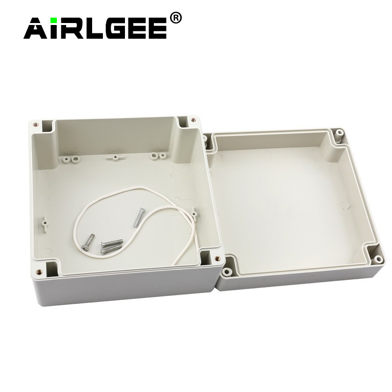 Ekonomiskā F sērijas DIY āra uzraudzības barošanas kārba Elektriskā korpusa korpuss ABS plastmasas ūdensnecaurlaidīgs, noslēgts savienojuma vadu kaste