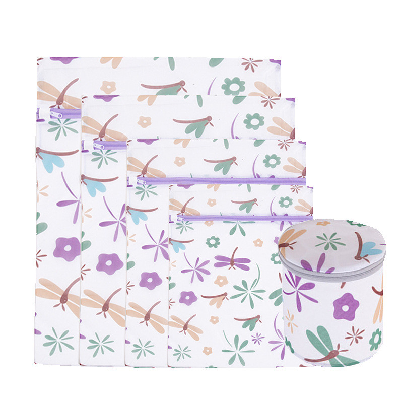 Veļas maiss Mašīnas Mazgāšana Drēbes Apakšveļa Krūštura Soma Jauna ierašanās Apdrukāta smalka tīkla maisiņš mazgāšanai Mazgāšanas komplekti Cn(Izcelsme) Modern