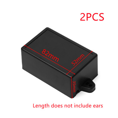 2GAB ūdensizturīgs ABS plastmasas projekta kastes glabāšanas futrālis korpuss instrumentu korpusa korpusa kastes Elektroniskie DIY piederumi