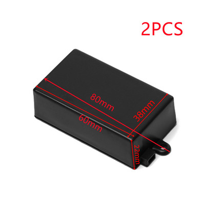 2GAB ūdensizturīgs ABS plastmasas projekta kastes glabāšanas futrālis korpuss instrumentu korpusa korpusa kastes Elektroniskie DIY piederumi