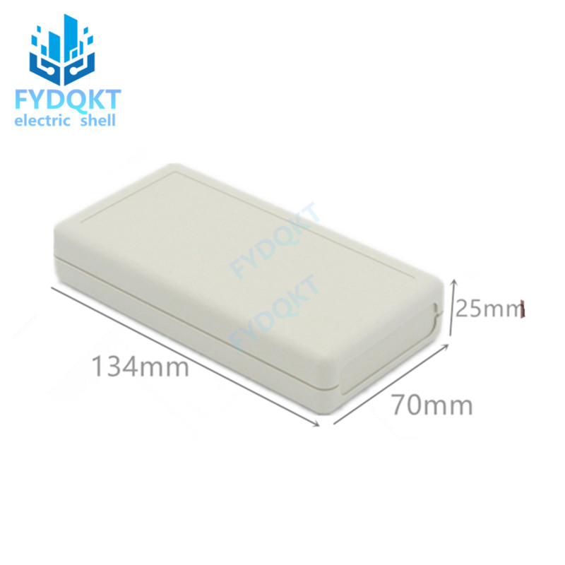 1gab plastmasas vāka projekta elektronisko instrumentu korpusa kaste bez skrūvēm 134x70x25mm vadu savienojuma kārbas