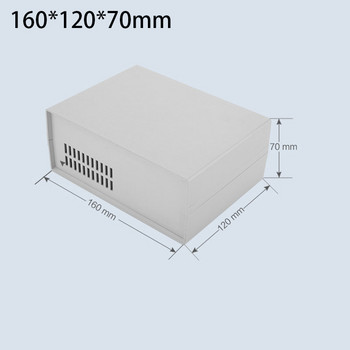160*120*70MM пластмасова обвивка на инструмента за електронен превключвател, модул на кутията с отвор за разсейване на топлината