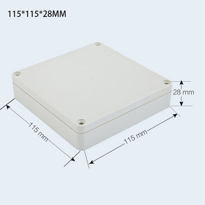 160*120*70MM Plastična školjka instrumenta, školjka modula kutije s gumbom za elektronički prekidač s rupom za raspršivanje topline