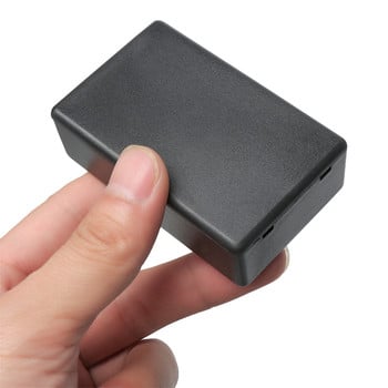 1 τεμ Μαύρη πλαστική θήκη οργάνων περιβλήματος ABS Αδιάβροχη Ηλεκτρονική θήκη Αποθήκευσης Κουτί Έργου Ηλεκτρικές προμήθειες