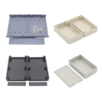 Κορυφαίας ποιότητας Νέα θήκη οργάνων στέγασης DIY Μαύρο Λευκό ABS Πλαστικό κουτί έργου Κουτί αποθήκευσης Θήκη περίβλημα Ηλεκτρονικά προμήθειες