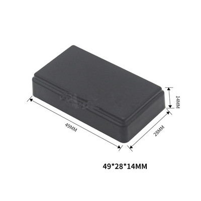 Novo DIY kućište za instrumente vrhunske kvalitete Crno-bijela ABS plastična projektna kutija Kutija za pohranu Kutije za kućište Elektronički pribor