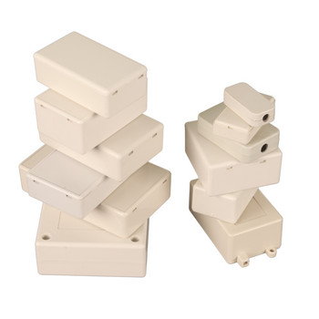 2 ΤΕΜ. Αδιάβροχη λευκή θήκη οργάνων στέγασης DIY Πλαστική θήκη αποθήκευσης Project Box Κουτιά περίβλημα ηλεκτρονικών προμηθειών