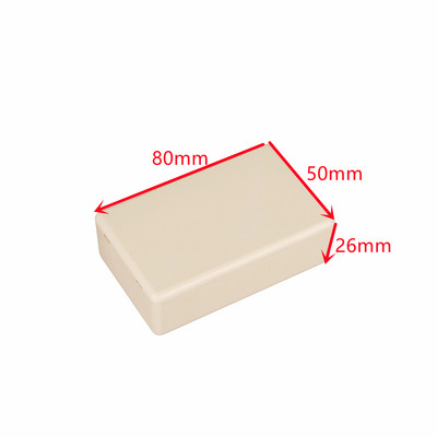 2 ΤΕΜ. Αδιάβροχη λευκή θήκη οργάνων στέγασης DIY Πλαστική θήκη αποθήκευσης Project Box Κουτιά περίβλημα ηλεκτρονικών προμηθειών