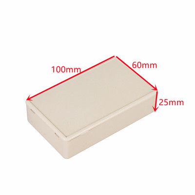 2 ΤΕΜ. Αδιάβροχη λευκή θήκη οργάνων στέγασης DIY Πλαστική θήκη αποθήκευσης Project Box Κουτιά περίβλημα ηλεκτρονικών προμηθειών