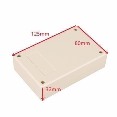 2 ΤΕΜ. Αδιάβροχη λευκή θήκη οργάνων στέγασης DIY Πλαστική θήκη αποθήκευσης Project Box Κουτιά περίβλημα ηλεκτρονικών προμηθειών