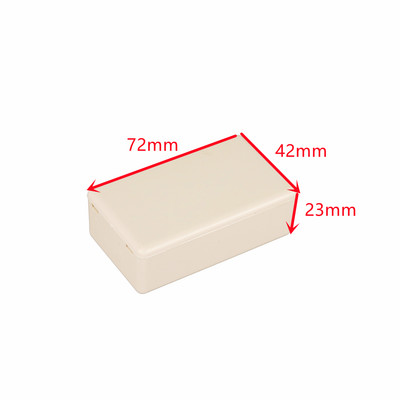 2 ΤΕΜ. Αδιάβροχη λευκή θήκη οργάνων στέγασης DIY Πλαστική θήκη αποθήκευσης Project Box Κουτιά περίβλημα ηλεκτρονικών προμηθειών