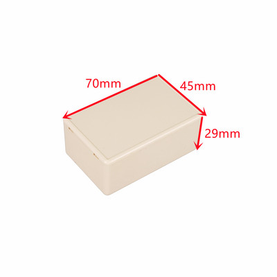 2 ΤΕΜ. Αδιάβροχη λευκή θήκη οργάνων στέγασης DIY Πλαστική θήκη αποθήκευσης Project Box Κουτιά περίβλημα ηλεκτρονικών προμηθειών