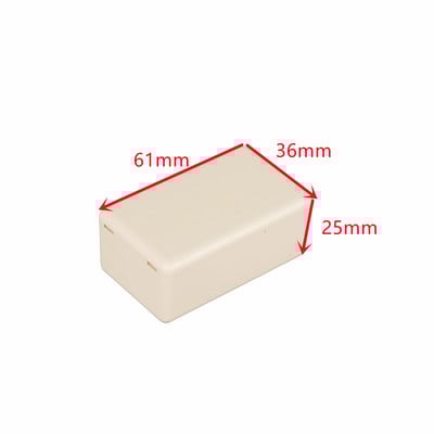 2 ΤΕΜ. Αδιάβροχη λευκή θήκη οργάνων στέγασης DIY Πλαστική θήκη αποθήκευσης Project Box Κουτιά περίβλημα ηλεκτρονικών προμηθειών