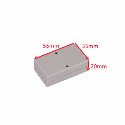 2 ΤΕΜ. Αδιάβροχη λευκή θήκη οργάνων στέγασης DIY Πλαστική θήκη αποθήκευσης Project Box Κουτιά περίβλημα ηλεκτρονικών προμηθειών