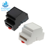 Pilnīgi jauns DIN 35-Rail PLC 88X53X59MM ugunsgrēka noteikšanas instrumenta materiāls Instruments Korpusa kontrollera korpusa sliedes sadales kārba 4-18