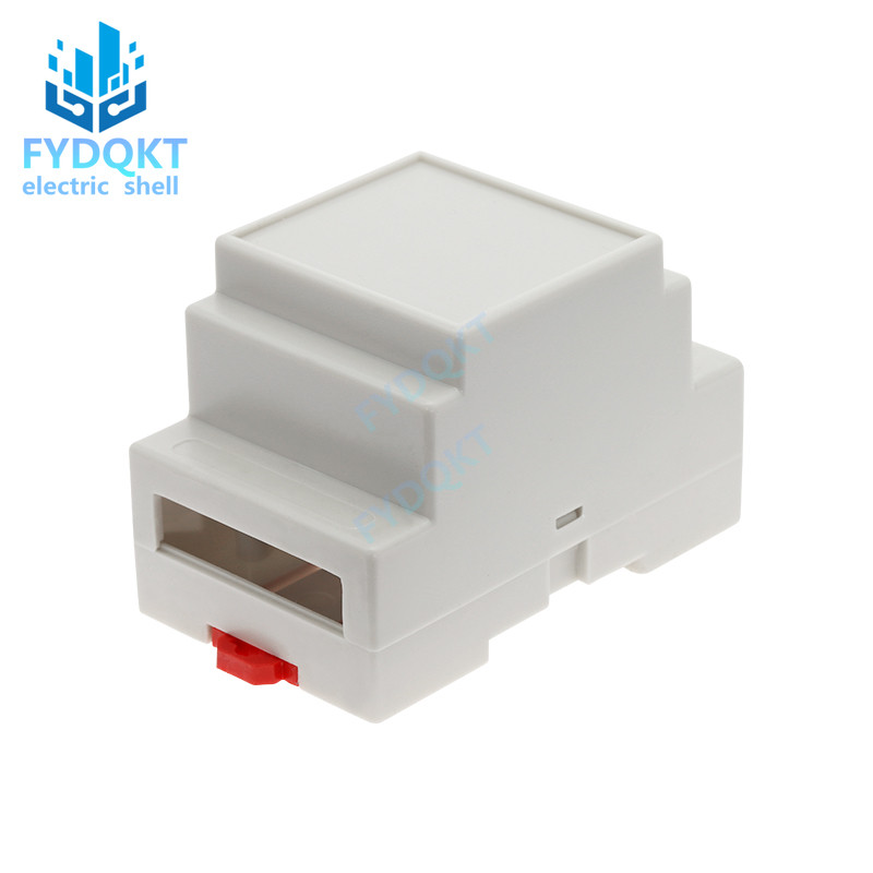 Pilnīgi jauns DIN 35-Rail PLC 88X53X59MM ugunsgrēka noteikšanas instrumenta materiāls Instruments Korpusa kontrollera korpusa sliedes sadales kārba 4-18