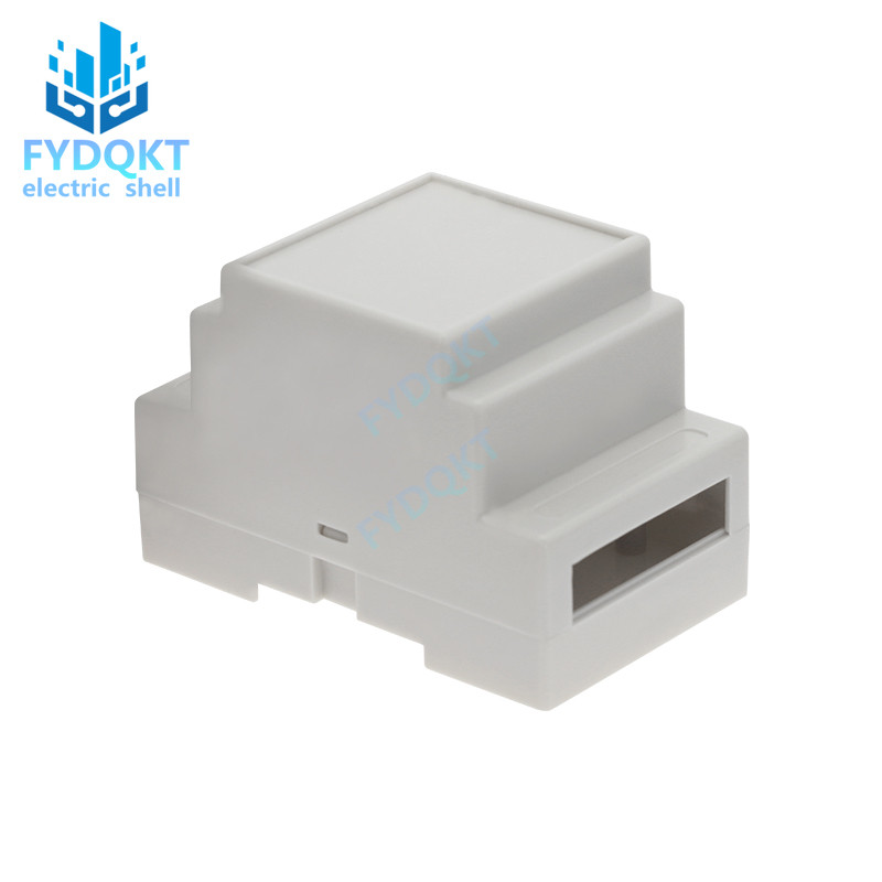 Pilnīgi jauns DIN 35-Rail PLC 88X53X59MM ugunsgrēka noteikšanas instrumenta materiāls Instruments Korpusa kontrollera korpusa sliedes sadales kārba 4-18