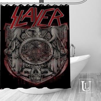 Slayer Κουρτίνες μπάνιου Προσαρμοσμένη Κουρτίνα Μπάνιου Αδιάβροχη Υφασμάτινη Πολυεστερική Κουρτίνα Μπάνιου 1 τμχ Προσαρμοσμένη