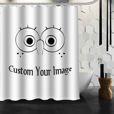 Slayer dušo užuolaidos pagal užsakymą vonios kambario užuolaidos vandeniui atsparus vonios audinys poliesterio dušo užuolaidos 1vnt.