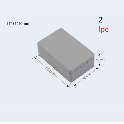 70/100mm balts melns elektroniskā projekta kaste ABS plastmasas DIY korpuss instrumentu uzglabāšanas korpuss ūdensizturīgs vāks korpusa kastes karstas