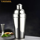 1800 ml liels nerūsējošā tērauda kokteilis Bostonas bāra šeikeris kokteiļu piederumi Bārmeņa instrumenti Dāvana draugiem bāram un ballītei