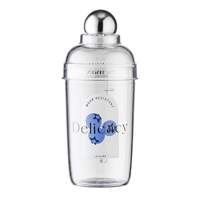 Plastmasas Martini kokteiļu šeikeris 530 ml vīna dzērienu mikseris vīna šeikeris tases dzērienu mikseris Barware Boston bāra rīks sniega gramu krūze