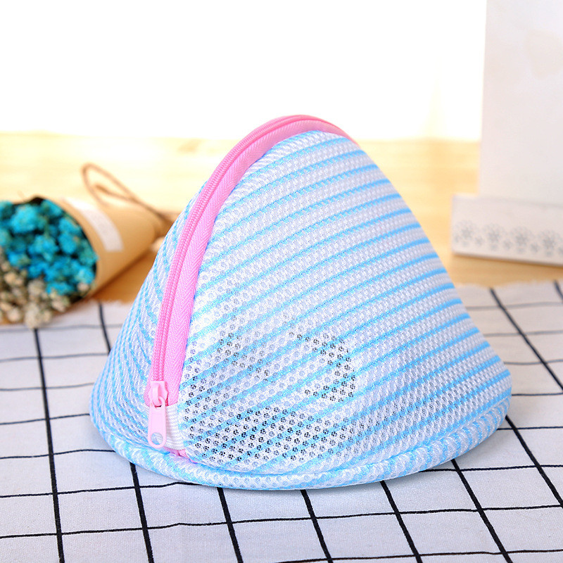 XZJJA Thinnet Stripe Vrećice za rublje Odjeća Donje rublje Grudnjak Čarape Perilica rublja Mrežasta torba Zip Torbica za pranje Zaštitna mrežasta torbica