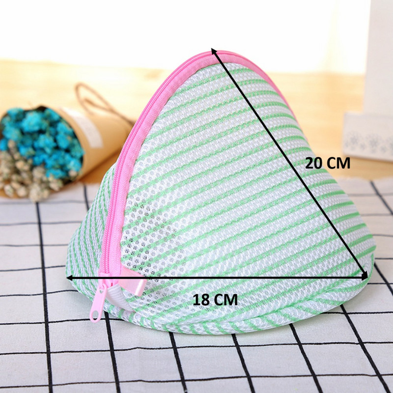 XZJJA Thinnet Stripe Vrećice za rublje Odjeća Donje rublje Grudnjak Čarape Perilica rublja Mrežasta torba Zip Torbica za pranje Zaštitna mrežasta torbica