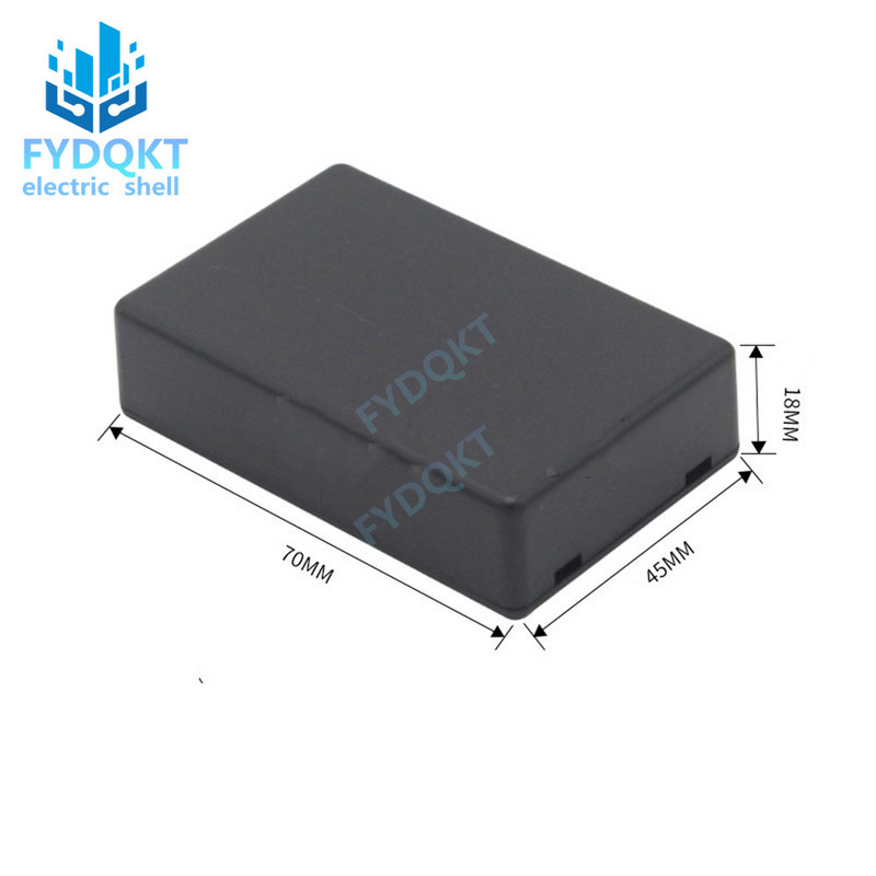 1 gab. Plastmasas elektroniskās projekta kastes korpusa instrumentu korpuss, DIY 70x45x18mm vadu sadales kārbas