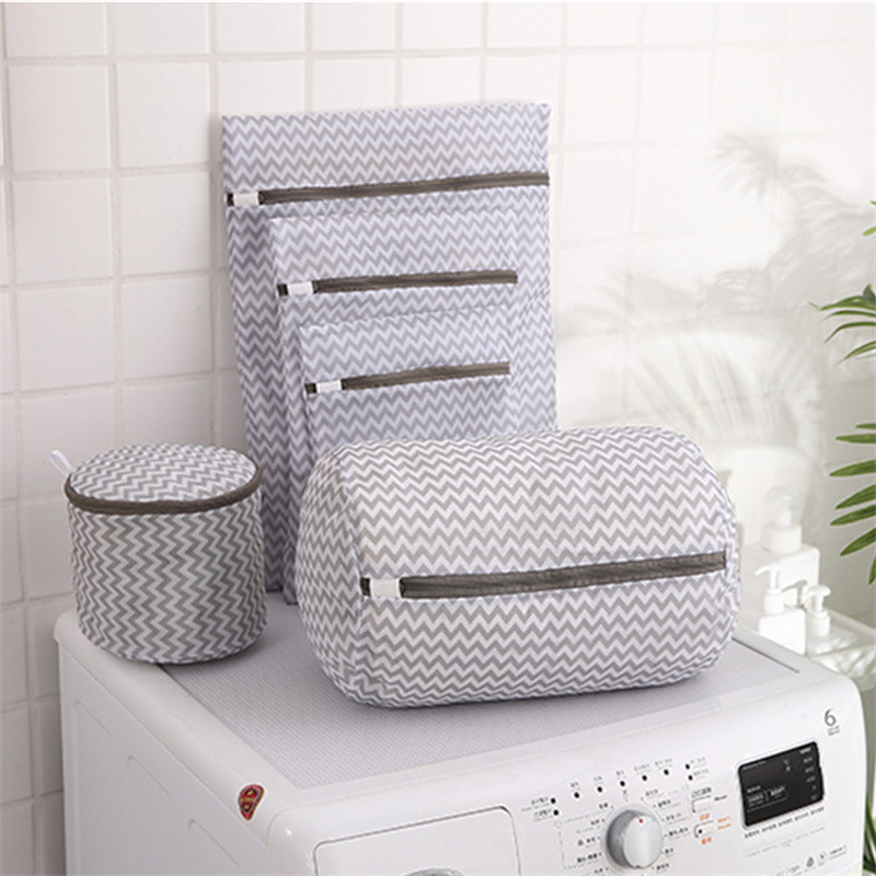 Kućanska perilica rublja Vreće za pranje rublja Poliesterska torbica za organizatore putovanja Vreća za pranje prljave odjeće Vreća za pranje rublja Siva valovita