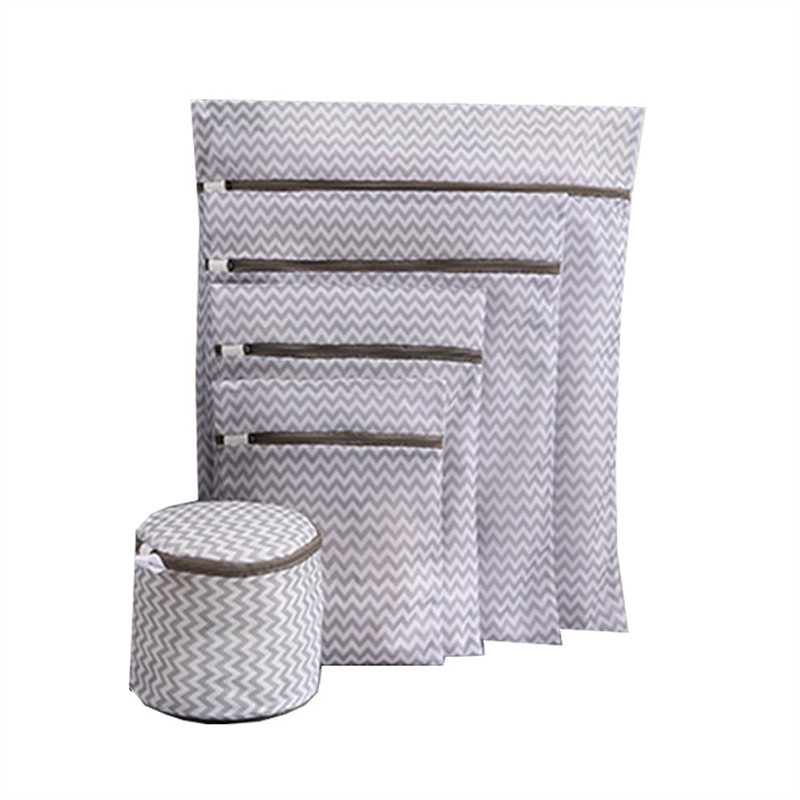 Kućanska perilica rublja Vreće za pranje rublja Poliesterska torbica za organizatore putovanja Vreća za pranje prljave odjeće Vreća za pranje rublja Siva valovita