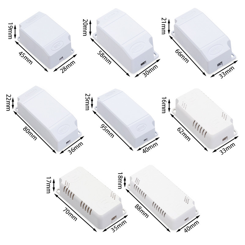 Cutie de proiect din plastic ABS impermeabilă 5 buc. Carcasă de depozitare Carcasă pentru instrumente Cutii de carcasă Materiale electronice