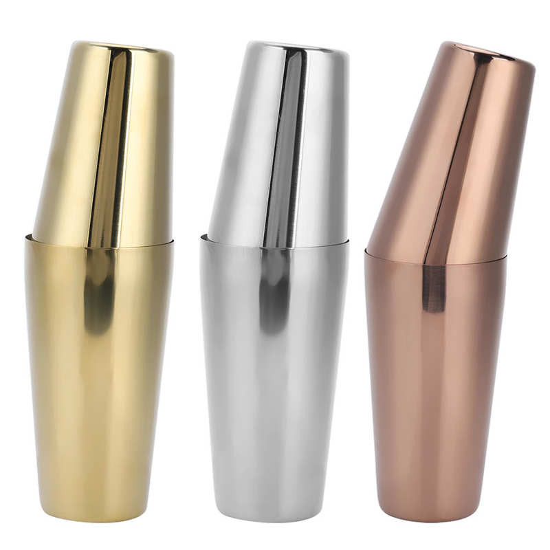 Ανοξείδωτο σέικερ για κοκτέιλ Φορητό κύπελλο σέικερ Αμερικανικού στυλ Mixing Cup Bartender Bar Tool